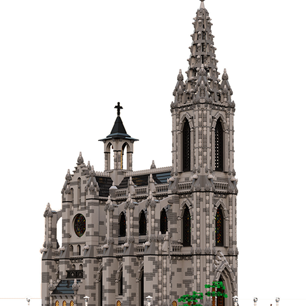 Street View Building Super Cathedral Is Compatible With Puzzle Toys