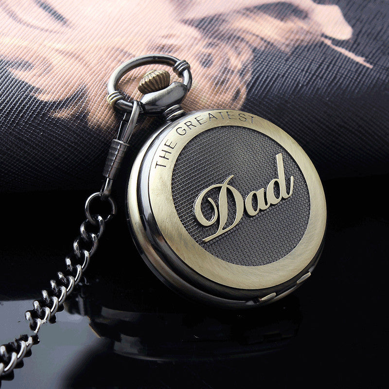 DAD grandpa necklace watch