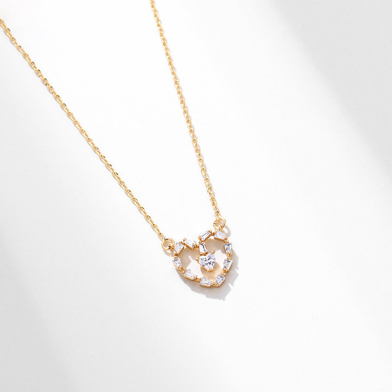 Love necklace plated 18K