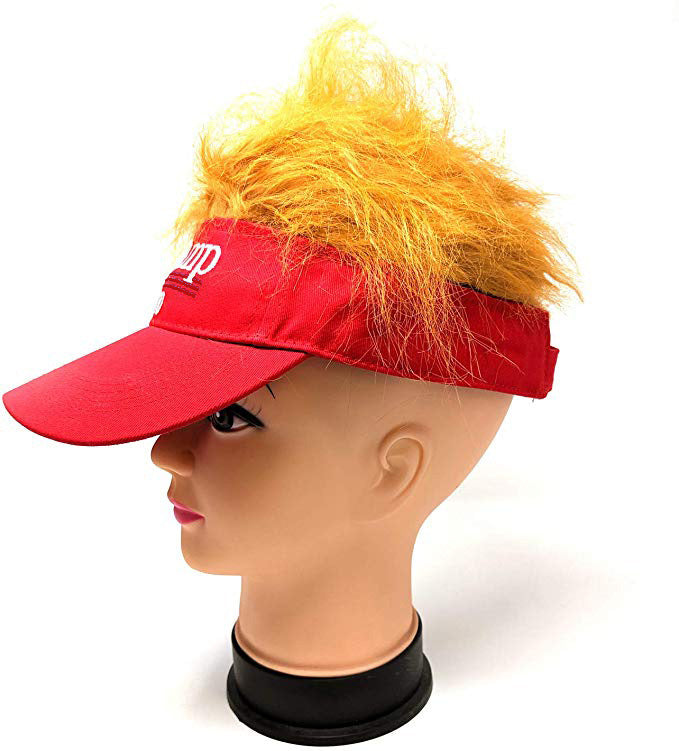 Wig baseball cap