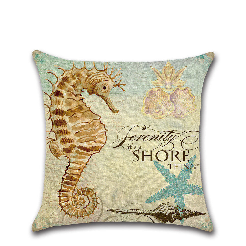 Conch pillow cover cushion cover