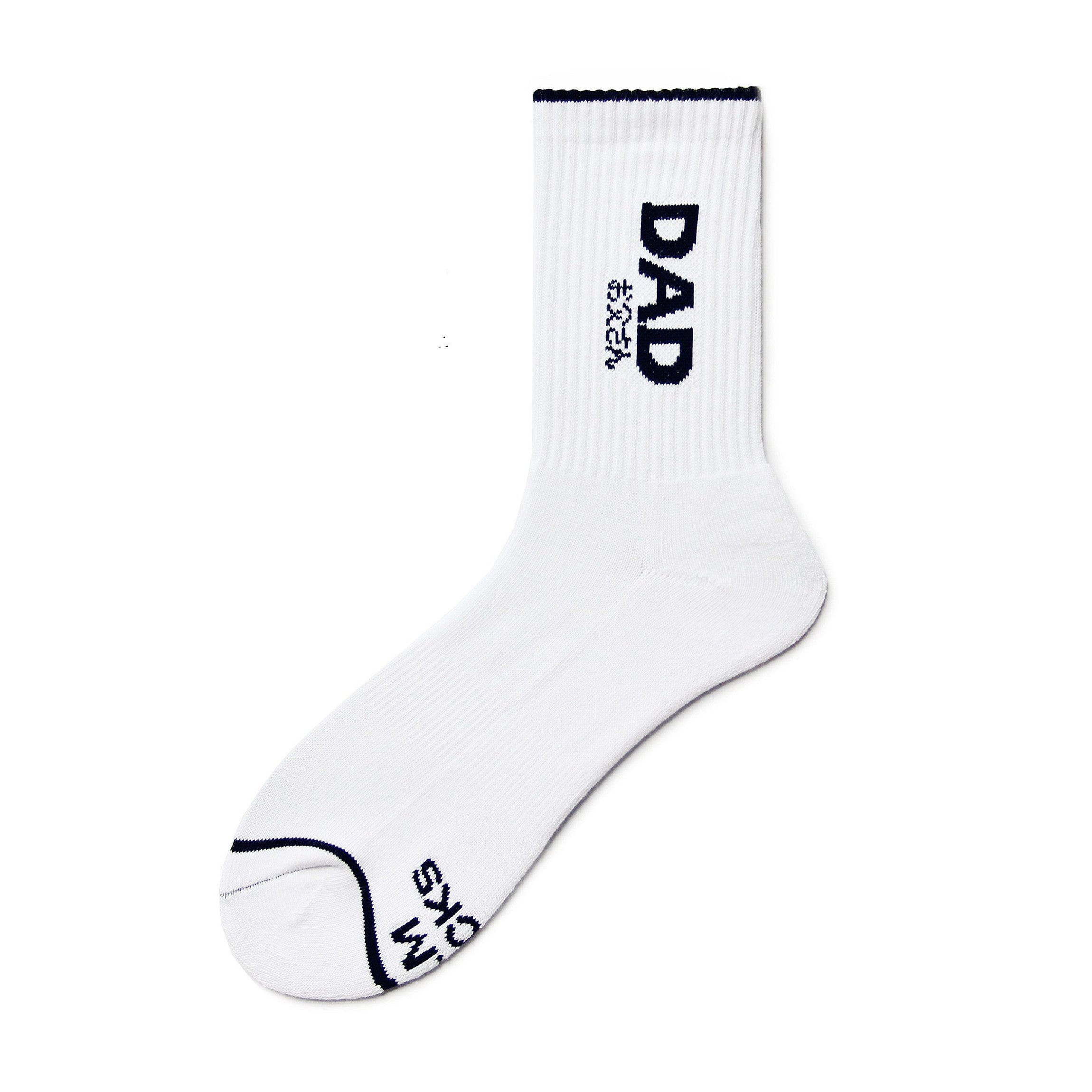 DAD letter personalized socks