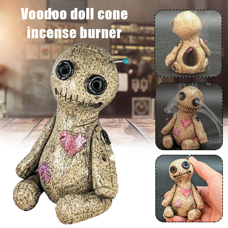Voodoo Doll Cone Burner OOAK Voodoo Doll Cone Burner