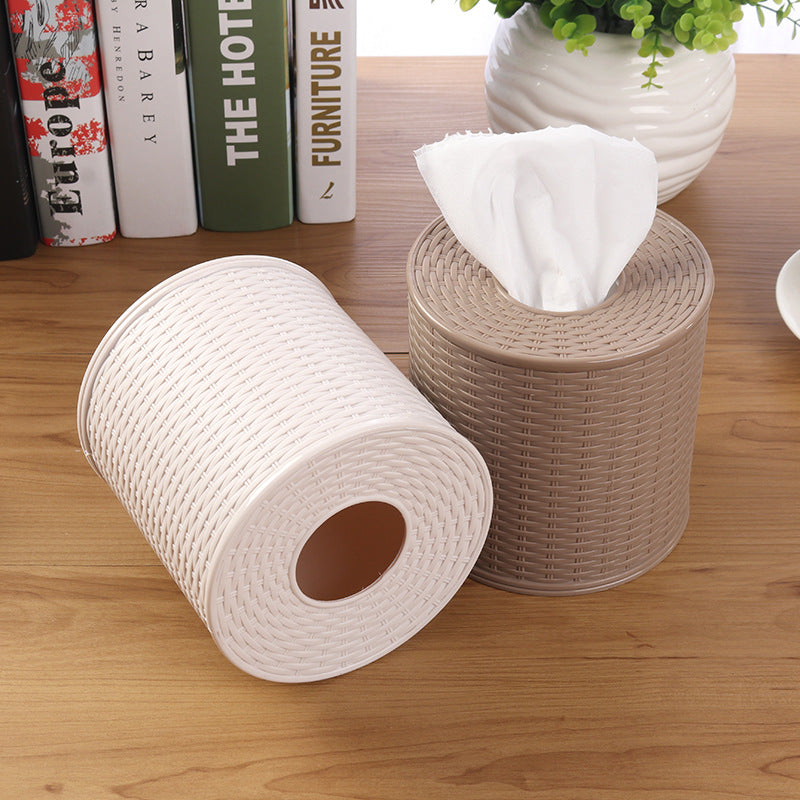 Imitated Rattan Paper Towel Tube Paper Towel Pumping Box Roll Paper Tube