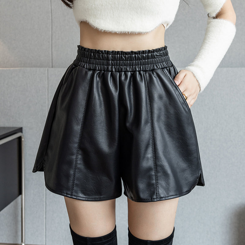 Casual Shorts For Women In Autumn And Winter Wear Elastic
