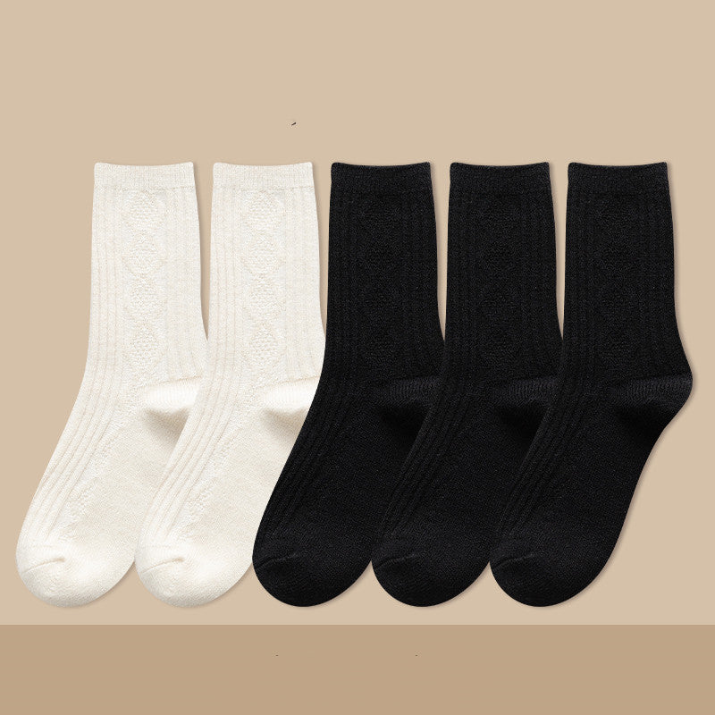 Thickened Cashmere Long Socks For Women Warm Pile