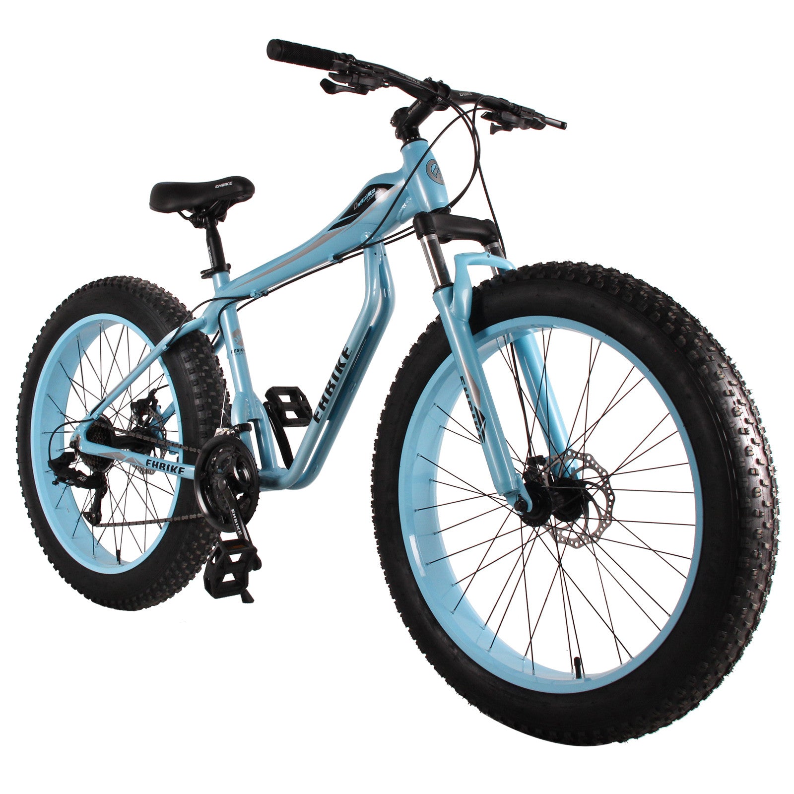 Fat Tire Bike For Mountain/snow/road, 26-Inch Wheels, 21-Speed, Aluminum Frame