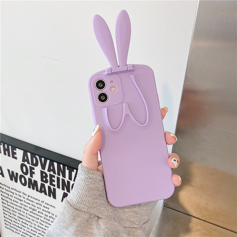 Creative Anti-drop Bunny Ear Stand Phone Case