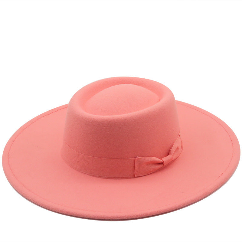 Top Hat Men And Women Concave Black Top Hat Felt Hat