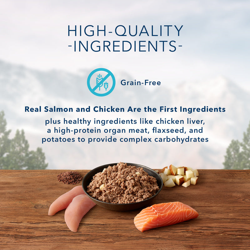 Blue Buffalo Wilderness High-Protein Grain-Free Chicken & Salmon Grill Adult Canned Dog Food