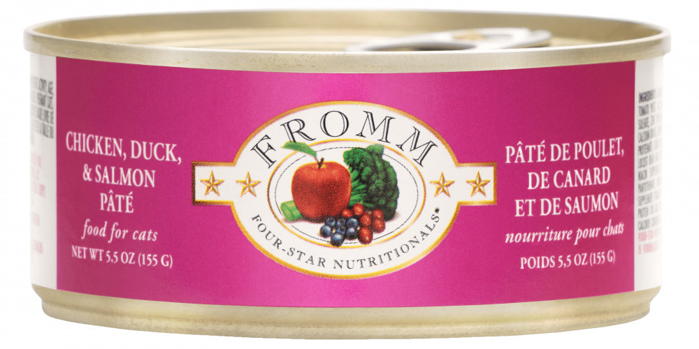 Fromm Four Star Chicken, Duck & Salmon Pate Canned Cat Food