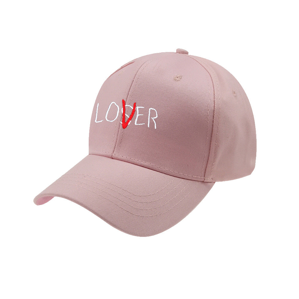 LOSER Letter Embroidery Baseball Hat