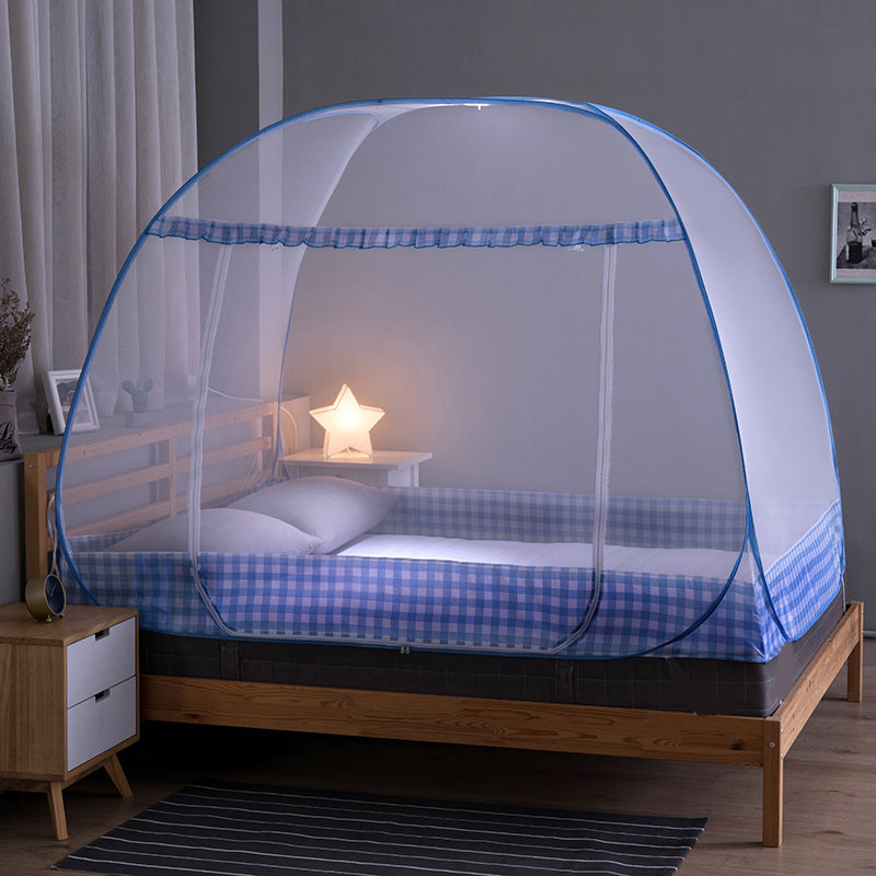 Mosquito Net Household Installation-Free Anti-Fall 1.8m Bed Yurt 1.2 Student Dormitory 1.5m Double Thickening Foldable