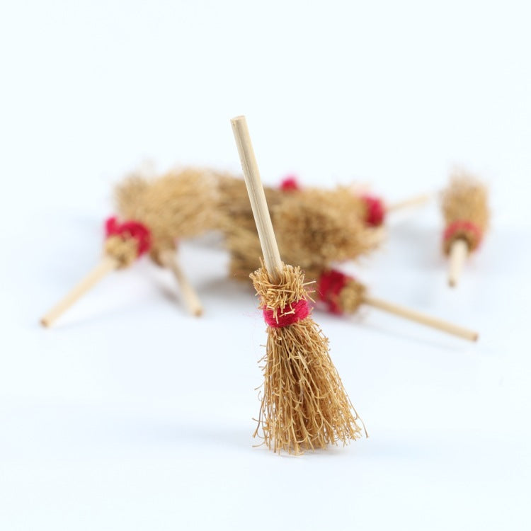 Small Doll House Accessories Mini Large Broom Broom