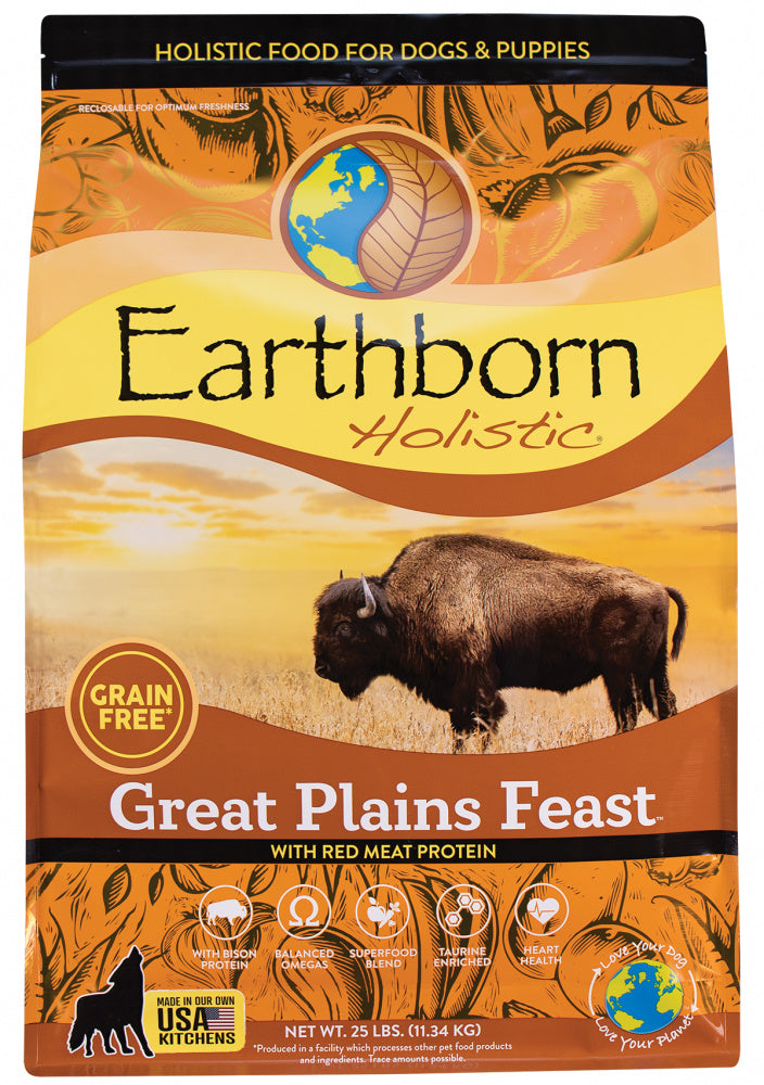 Earthborn Holistic Great Plains Feast Grain Free Natural Dog Food