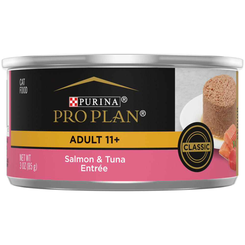 Purina Pro Plan Focus Senior Cat 11+ Salmon & Tuna Entree Canned Cat Food