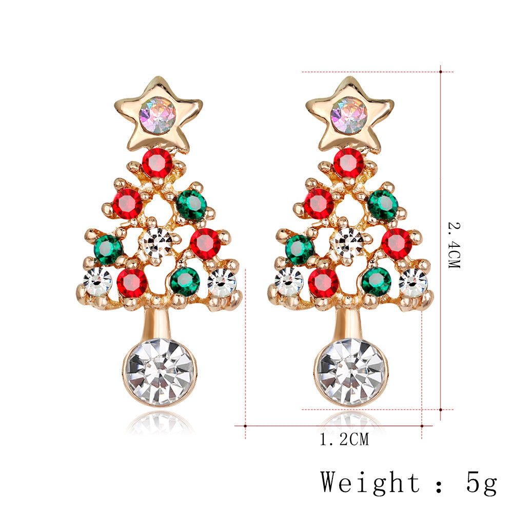 Christmas earrings jewelry