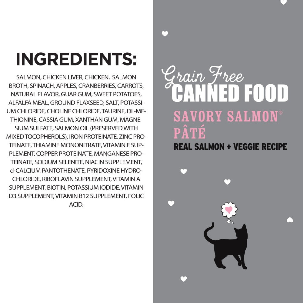 I And Love And You Grain Free Savory Salmon Pate Canned Cat Food