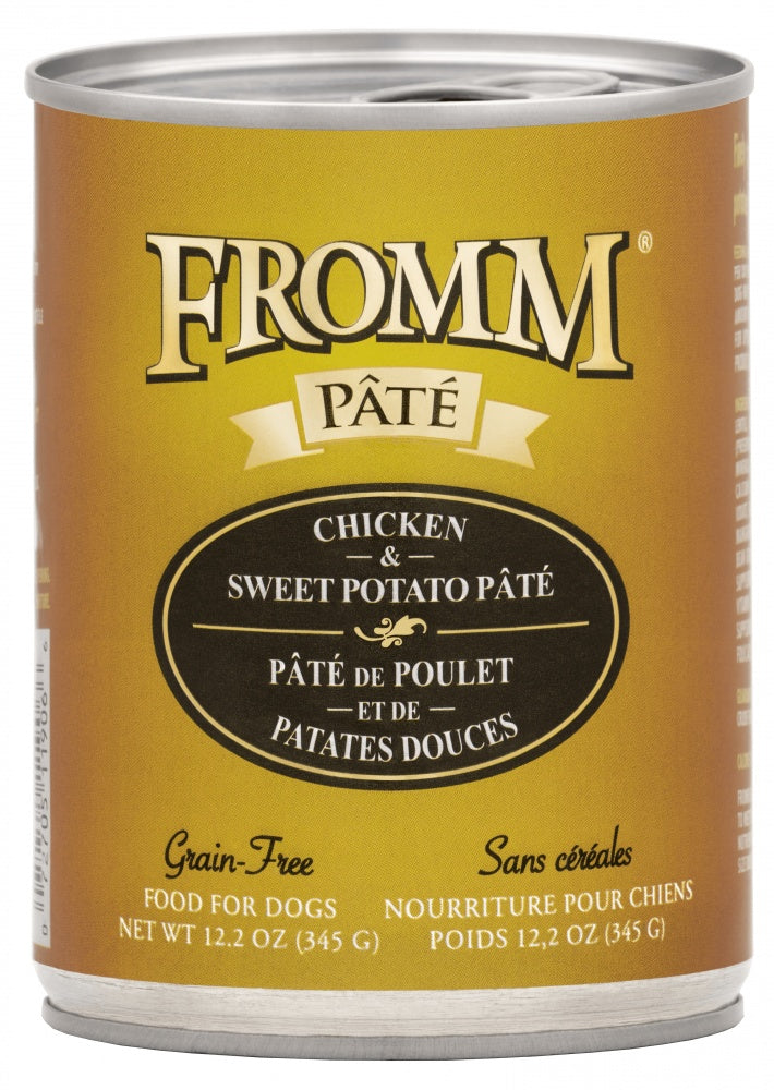 Fromm Chicken & Sweet Potato Pate Grain Free Canned Dog Food
