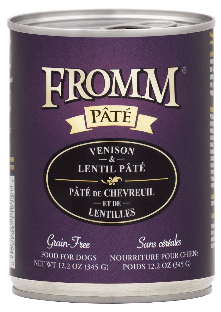 Fromm Venison & Lentil Pate Grain Free Canned Dog Food