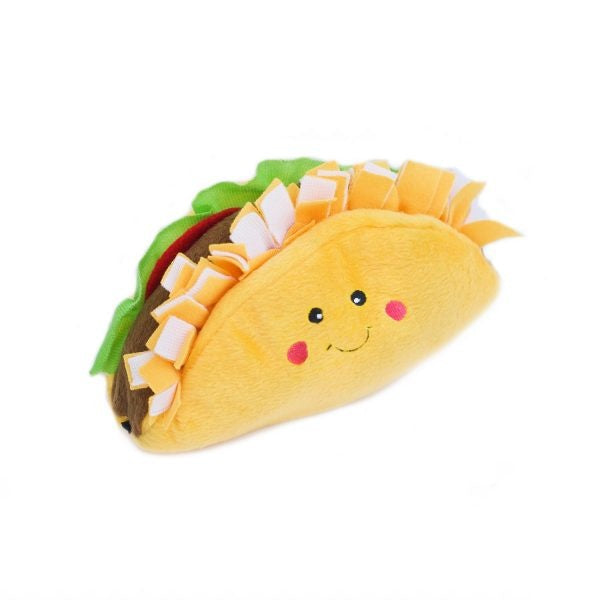ZippyPaws NomNomz Plush Taco Dog Toy