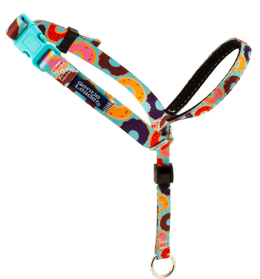 Petsafe Chic Gentle Leader Quick Release Donuts Headcollar and Leash for Dogs