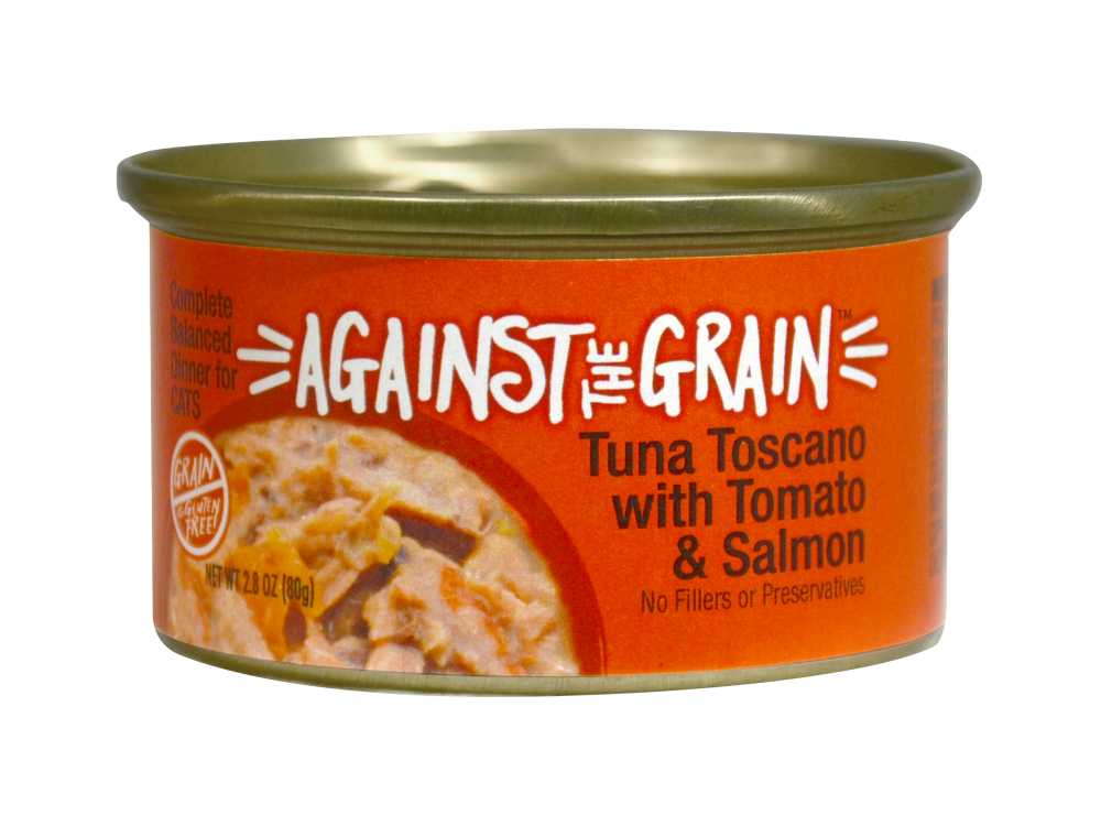 Against the Grain Farmers Market Grain Free Tuna Toscano With Salmon & Tomato Canned Cat Food