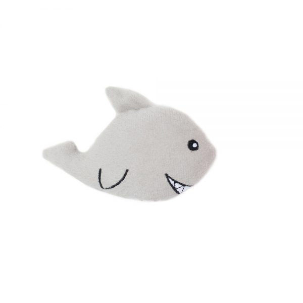 ZippyPaws Miniz Sharks 3-Pack Plush Dog Toys
