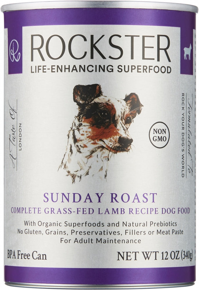 Rockster Sunday Roast Complete Grass Fed Lamb Recipe Canned Dog Food