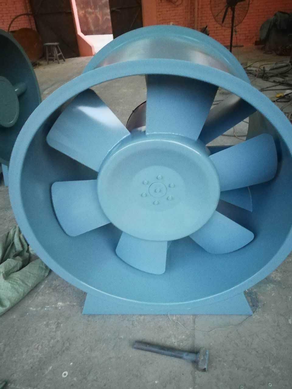 SWF positive pressure fan resistant to high temperature fire and smoke mixing air conditioning ventilator