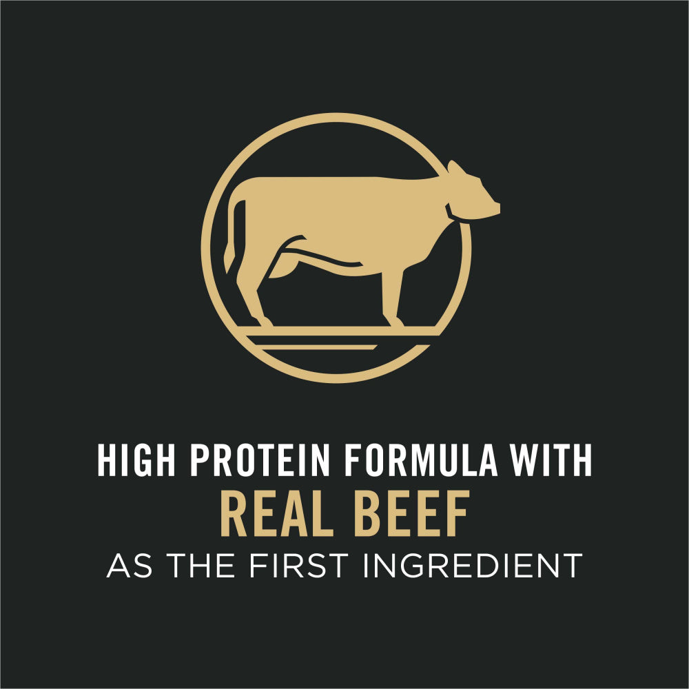 Purina Pro Plan Complete Essentials Shredded Blend Beef & Rice Formula Dry Dog Food