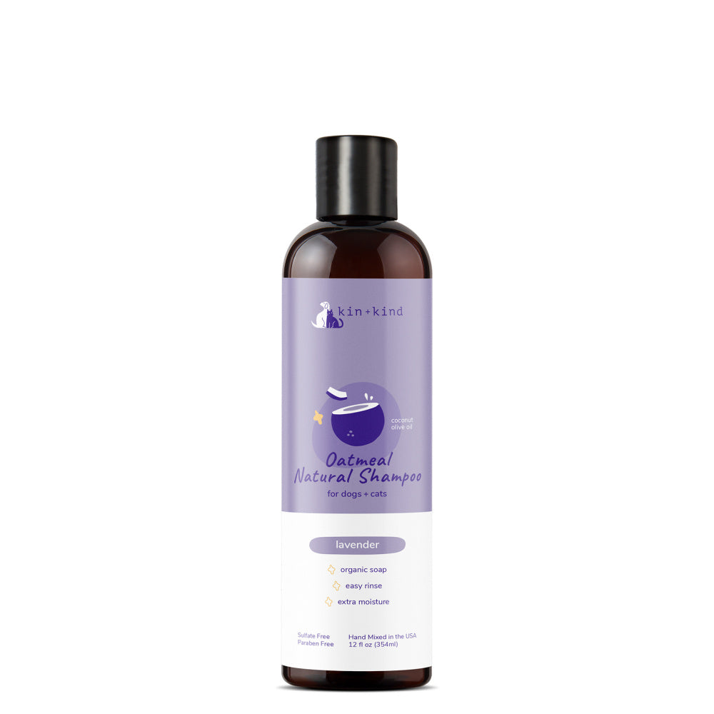 kin+kind Oatmeal Natural Lavender Shampoo for Dogs & Cats