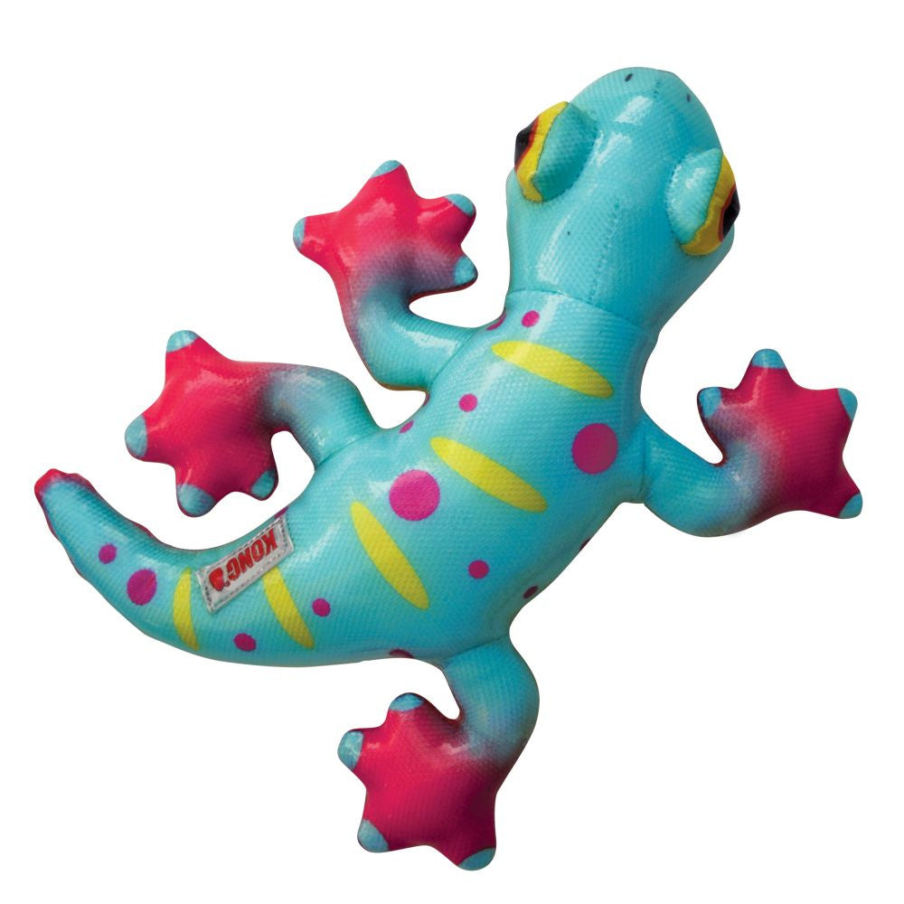 KONG Shieldz Tropics Gecko Dog Toy