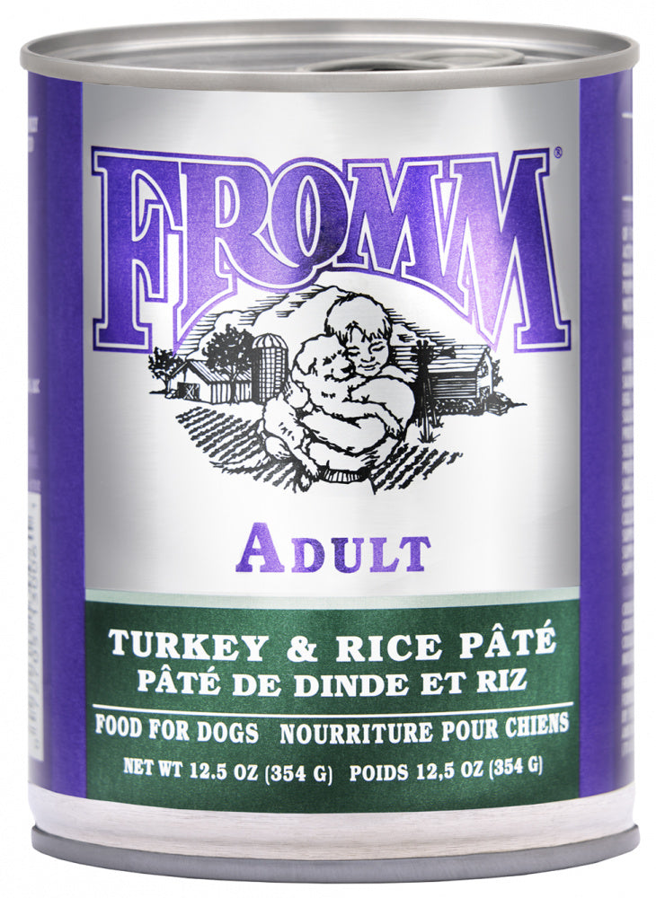 Fromm Classic Adult Turkey & Rice Pate Canned Dog Food