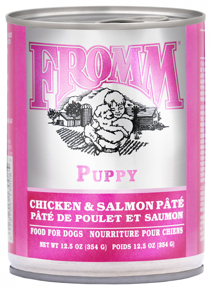 Fromm Classic Puppy Chicken & Salmon Pate Canned Dog Food