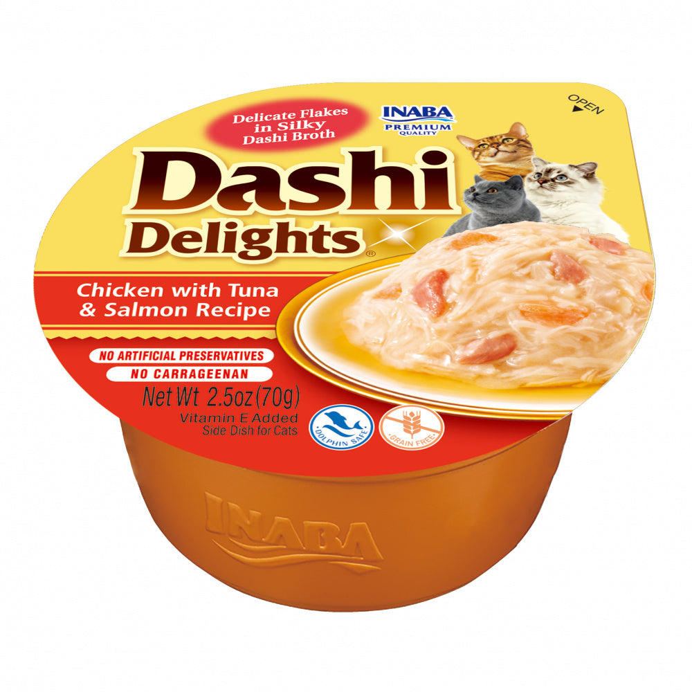 Inaba Dashi Delights Chicken with Tuna & Salmon Recipe