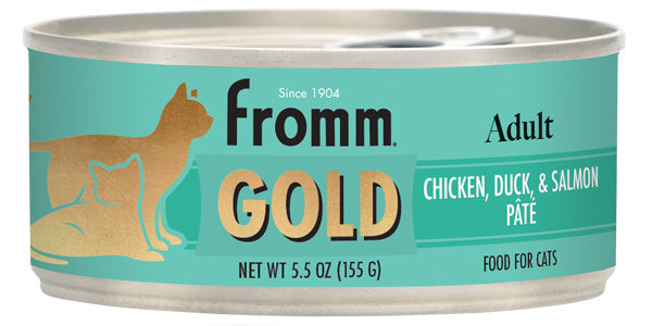 Fromm Gold Adult Chicken Duck & Salmon Pate Canned Cat Food