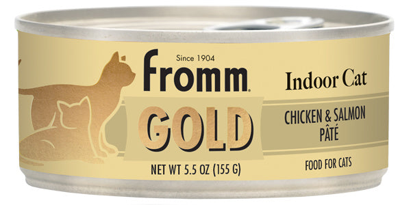 Fromm Gold Indoor Chicken & Salmon Pate Canned Cat Food