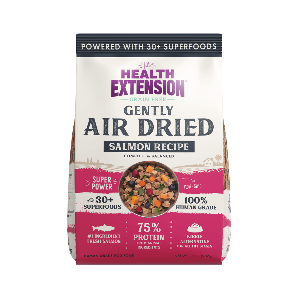 Health Extension Gently Air Dried Salmon Recipe Dog Food