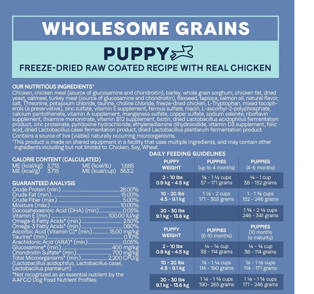 Canidae Pure Petite Premium Recipe Puppy with Chicken and Wholesome Grains Dry Dog Food