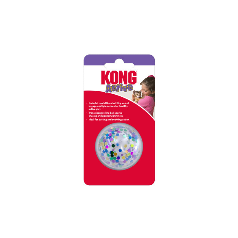 KONG Active Confetti Ball Cat Toy