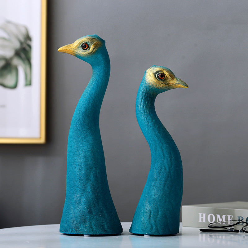Creative Peacock Vase Home Accessories Living Room Room Housewarming
