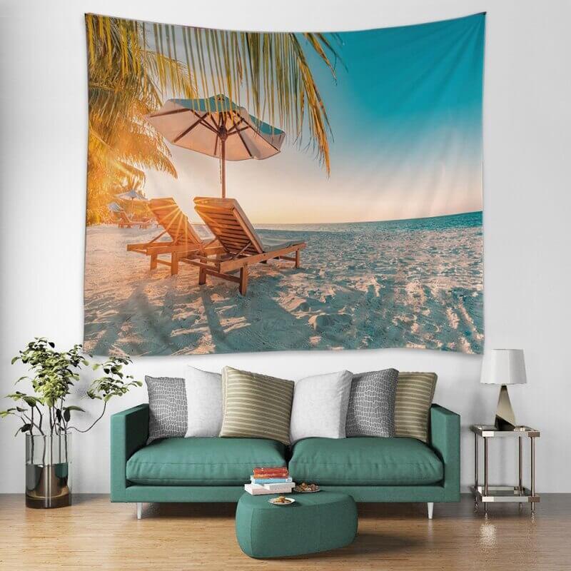 Tropical Vacation Tapestry