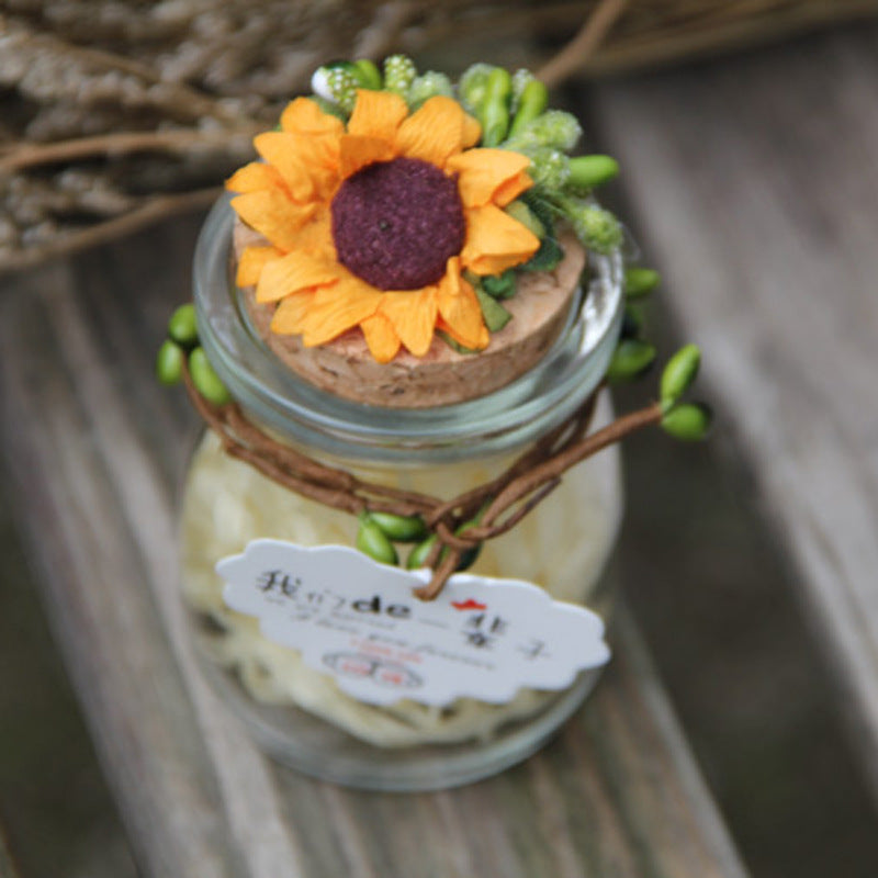 SUNFLOWER Diy Garland Accessories Wedding Candies Box Accessories Small Sunflower Bouquet