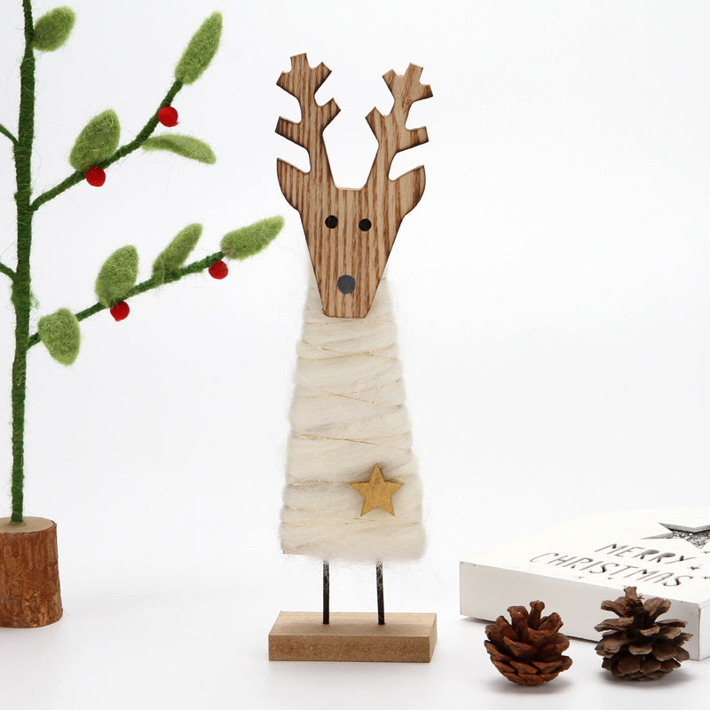 Fashionable Wool Felt Small Christmas Tree Desktop Decoration Home