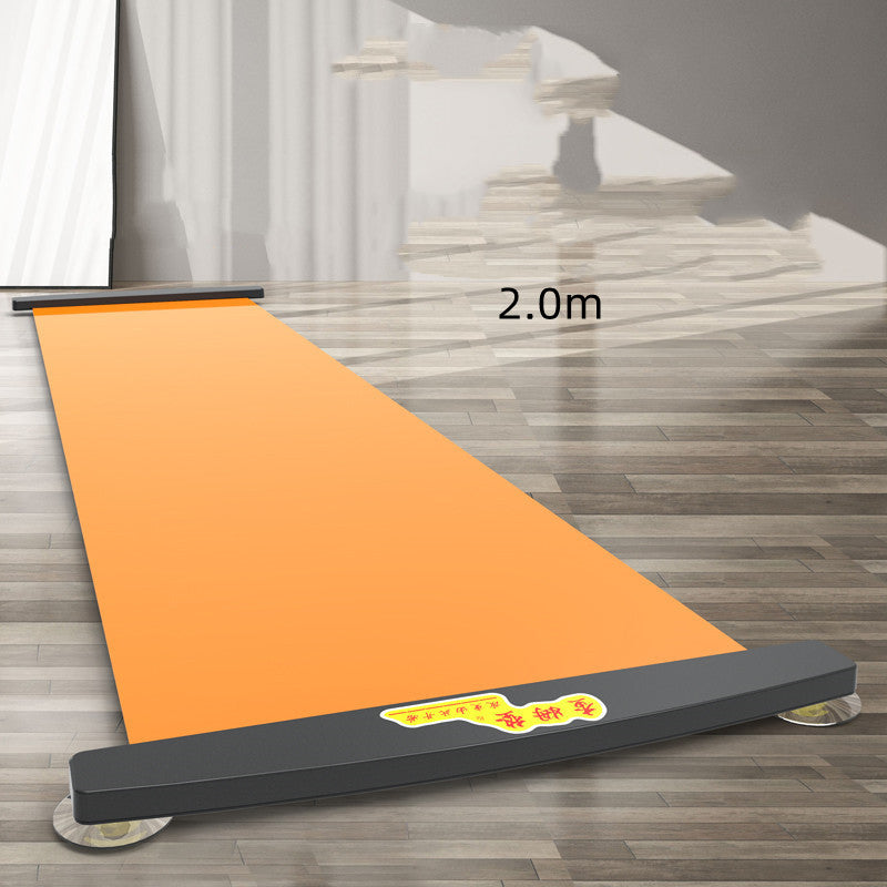 Slide Board Speed Skating Training Mat Sliding Board  Portable Sliding Board For Leg Exercise Ice Hockey Short Track Home Gym Fitness Practice
