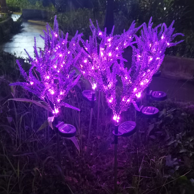 LED Solar Lavender Lamp Outdoor Lawn Landscape