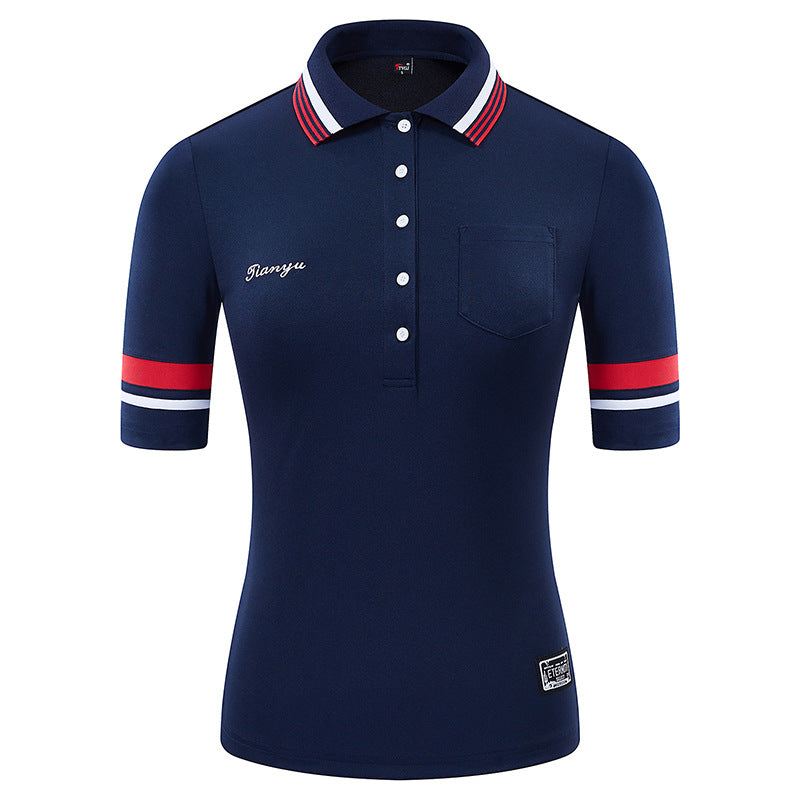 New Golf Apparel Ladies Short Sleeve Sports T-shirt